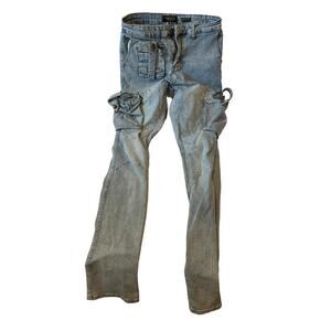 Track 23 Intelligent Design Stacked Fit Jeans Mens 30x35
